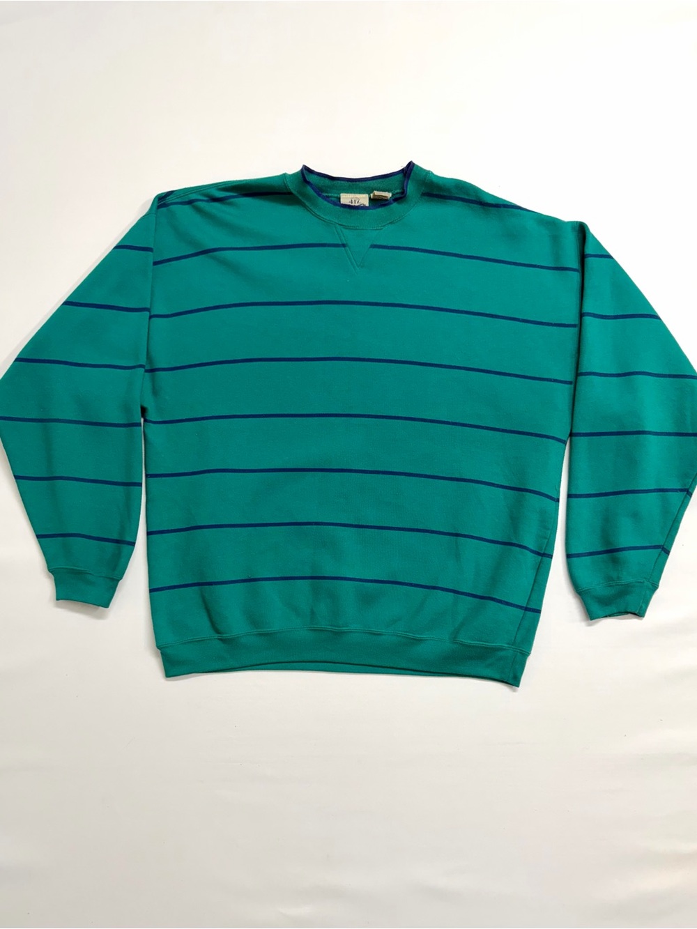 Vintage Van Heusen Striped Crewneck Sweatshirt – Size XL